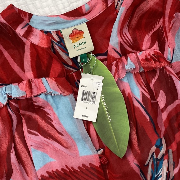 FARM Rio Azalea Maxi Dress NWT Size Large - Picture 9 of 15